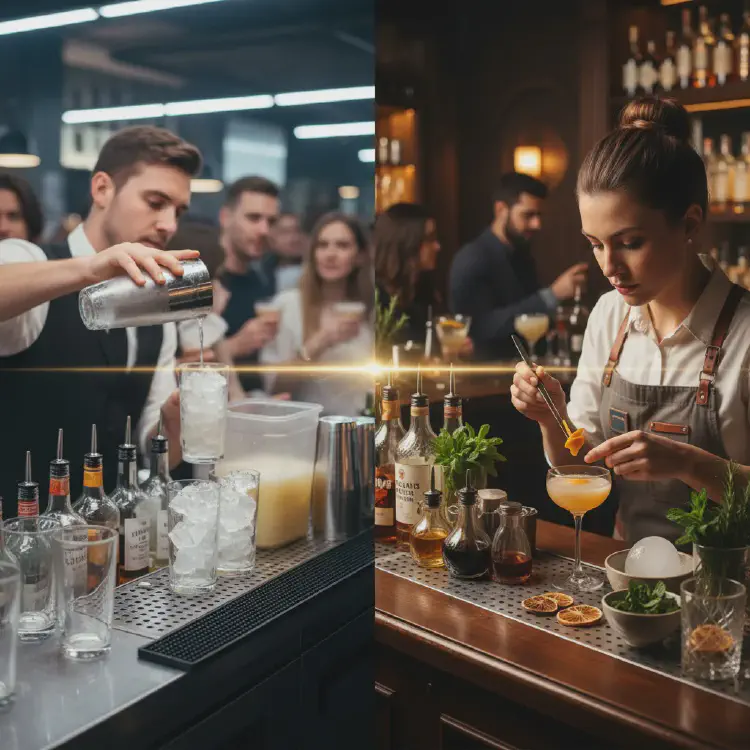 Адаптація станцій під стиль коктейлів (класичний vs крафтовий)
