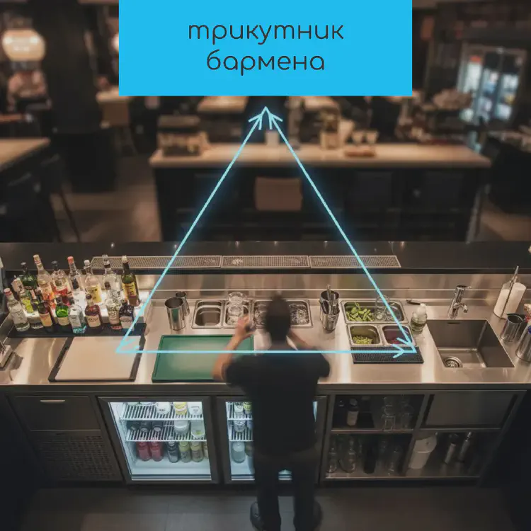 Ергономічний трикутник: лід, алкоголь, міксери