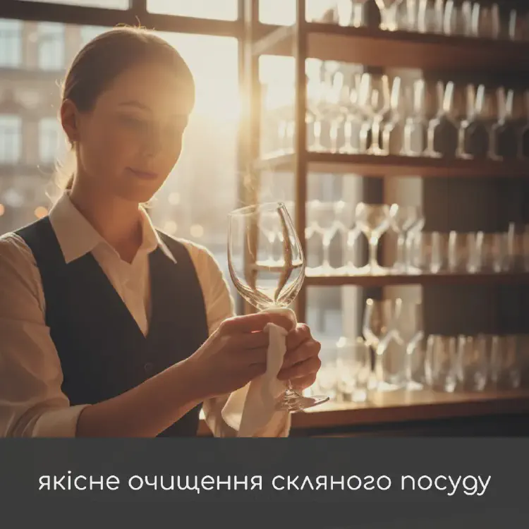 Техніки миття та полірування скляного посуду