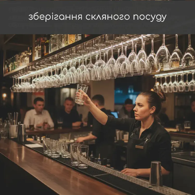 Системи зберігання скляного посуду